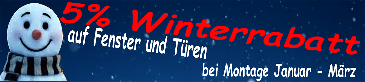 Winterrabatt - Hum Fensterbau